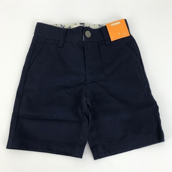 Gymboree Prep Fit Play Proof Blue Shorts Size 4 - Picture 1 of 4